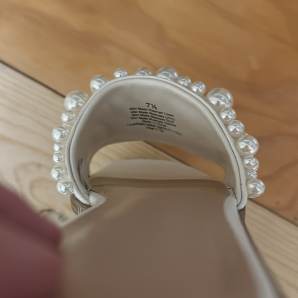 A New Day Pearl Flat Sandals - Picture 2 of 3